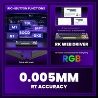 Клавиатура Royal Kludge RK68 HE Phantom (RK Mint) - Превью изображения №4 — Интернет-магазин Teono.by