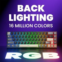 Клавиатура Royal Kludge RK68 HE Phantom (RK Mint) - Превью изображения №10 — Интернет-магазин Teono.by