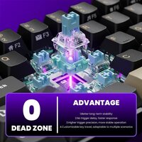 Клавиатура Royal Kludge RK68 HE Phantom (RK Mint) - Превью изображения №7 — Интернет-магазин Teono.by
