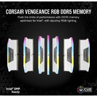 Оперативная память Corsair Vengeance RGB 2x32ГБ DDR5 5600 МГц CMH64GX5M2B5600C40W - Превью изображения №5 — Интернет-магазин Teono.by