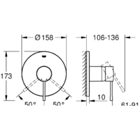 Grohe Essence 24057AL1 (темный графит, матовый) Image #4
