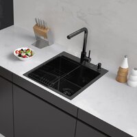 ARFEKA ECO AR мойка 450*500, коландер F, дозатор BLACK DECOR MILLET