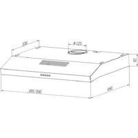 Кухонная вытяжка Elikor Eco One 50 298166 (белый) - Превью изображения №10 — Интернет-магазин Teono.by