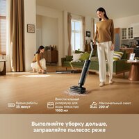 Вертикальный моющий пылесос Dreame G12 Wet and Dry Vacuum HHR32A (евровилка, черный) - Превью изображения №9 — Интернет-магазин Teono.by