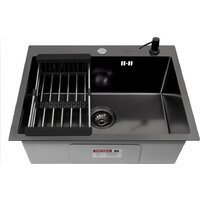 ARFEKA ECO AR мойка 600*500, коландер, дозатор Black Decor Image #2