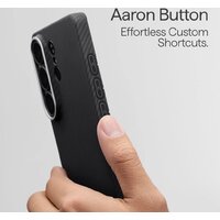 Чехол для телефона Pitaka Edge Case для Samsung Galaxy S26 Ultra (600D Black/Grey Twill Aaron Button) - Превью изображения №5 — Интернет-магазин Teono.by