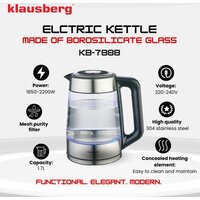 Электрический чайник Klausberg KB-7888 - Превью изображения №3 — Интернет-магазин Teono.by