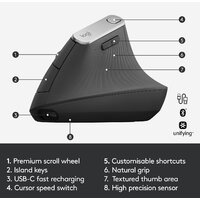Вертикальная мышь Logitech MX Vertical - Превью изображения №9 — Интернет-магазин Teono.by