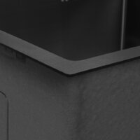 Кухонная мойка ARFEKA ECO AR 700*500 BLACK PVD NANO DECOR VOLCANIC ROCK - Превью изображения №5 — Интернет-магазин Teono.by