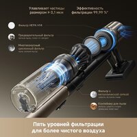 Пылесос Dreame Cordless Vacuum Cleaner Z40 TangleCut Flex VRV62F (евровилка, черный) - Превью изображения №17 — Интернет-магазин Teono.by