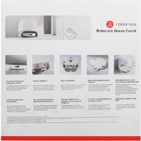 Робот-пылесос Roborock CurvX QRCX02-02 (евровилка, с русской озвучкой, белый) - Превью изображения №10 — Интернет-магазин Teono.by