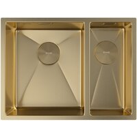 Кухонная мойка ZorG Zerox 58-2 U / IF-R PVD Gold - Превью изображения №3 — Интернет-магазин Teono.by