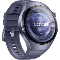 Huawei Watch 5 46 мм (фиолетовый, с фиолетовым силиконовым ремешком, международная версия) Image #5
