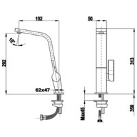 Смеситель TEKA Maestro 116030006 - Превью изображения №2 — Интернет-магазин Teono.by