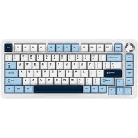 Клавиатура Ajazz AK820 Max Plus (белый/голубой, Ajazz Daydream) - Превью изображения №2 — Интернет-магазин Teono.by