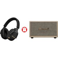Marshall Monitor III ANC + беспроводная колонка Marshall Acton III (кремовый) по акции