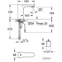 Grohe Eurosmart Cosmopolitan E 36330001 Image #2