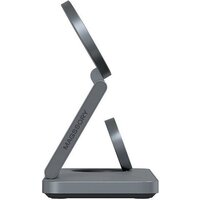 Беспроводное зарядное Magssory Yoga 3 в 1 Charging Station для Apple Qi2 WCH016m (темно-серый) - Превью изображения №4 — Интернет-магазин Teono.by