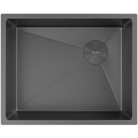 Кухонная мойка ZorG Zerox 54 U / IF Side SF Zurinox PVD Gunblack - Превью изображения №3 — Интернет-магазин Teono.by