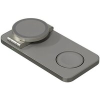 Беспроводное зарядное Magssory Yoga 3 в 1 Charging Station для Apple Qi2 WCH016t (титан) - Превью изображения №6 — Интернет-магазин Teono.by