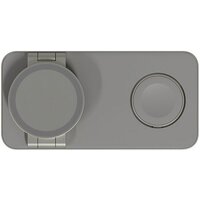 Беспроводное зарядное Magssory Yoga 3 в 1 Charging Station для Apple Qi2 WCH016t (титан) - Превью изображения №7 — Интернет-магазин Teono.by