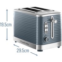 Russell Hobbs Inspire Grey 2 Slice 24373-56 Image #6