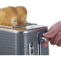 Russell Hobbs Inspire Grey 2 Slice 24373-56 Image #2