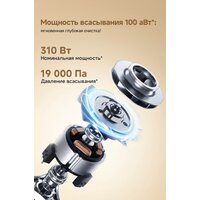 Пылесос Dreame Cordless Vacuum Cleaner R10s Essential Aqua VRV65F (евровилка, белый) - Превью изображения №15 — Интернет-магазин Teono.by