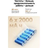 Пылесос Dreame Cordless Vacuum Cleaner R10s Essential Aqua VRV65F (евровилка, белый) - Превью изображения №13 — Интернет-магазин Teono.by