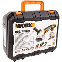 Угловая шлифмашина Worx WX800 (с 2-мя АКБ, кейс) - Превью изображения №2 — Интернет-магазин Teono.by
