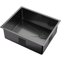 Кухонная мойка ZorG Zerox 54 U / IF Side SF PVD Gunblack - Превью изображения №2 — Интернет-магазин Teono.by