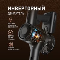 Пылесос Weissgauff V15 BLDC 250 Nero Turbo - Превью изображения №4 — Интернет-магазин Teono.by