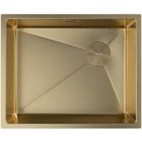 Кухонная мойка ZorG Zerox 54 U / IF Side SF PVD Gold - Превью изображения №3 — Интернет-магазин Teono.by
