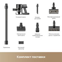 Пылесос Dreame Cordless Vacuum Cleaner R10s Pro VZV23A (евровилка, черный) - Превью изображения №10 — Интернет-магазин Teono.by