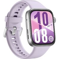 Huawei Watch FIT 4 (серебристый, с сиреневым силиконовым ремешком, международная версия) Image #5