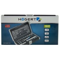 Набор трещотка с головками Hoegert Technik HT1R478 (18 предметов) - Превью изображения №5 — Интернет-магазин Teono.by