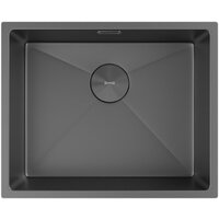 Кухонная мойка ZorG Zerox 54 U / IF Zurinox PVD Gunblack - Превью изображения №3 — Интернет-магазин Teono.by