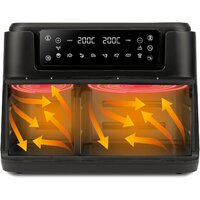 Аэрогриль (аэрофритюрница) Girmi Double Air Fryer FG26 - Превью изображения №2 — Интернет-магазин Teono.by