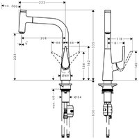 Смеситель Hansgrohe Talis Select S 72822000 - Превью изображения №2 — Интернет-магазин Teono.by
