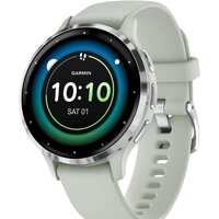 Garmin Venu 3S (шалфей, с силиконовым ремешком)