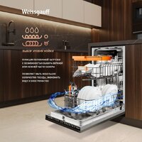 Встраиваемая посудомоечная машина Weissgauff BDW 4538 Touch Inverter Autoopen Timer Floor - Превью изображения №13 — Интернет-магазин Teono.by