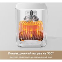 Аэрогриль (аэрофритюрница) Trouver Air Fryer FD10 Pro Max (белый) - Превью изображения №3 — Интернет-магазин Teono.by
