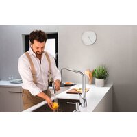 Смеситель Hansgrohe Metris Select M71 73816000 - Превью изображения №3 — Интернет-магазин Teono.by
