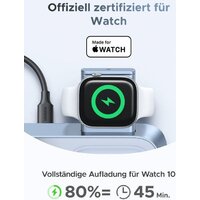 Беспроводное зарядное Ugreen MagFlow 3-in-1 W711 55677 (голубой) - Превью изображения №5 — Интернет-магазин Teono.by