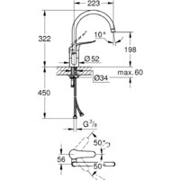 Смеситель Grohe Euroeco Special [32786000] - Превью изображения №2 — Интернет-магазин Teono.by