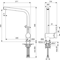 Смеситель Ideal Standard Ceralook BC174 - Превью изображения №2 — Интернет-магазин Teono.by