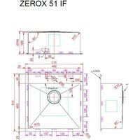 Кухонная мойка ZorG Zerox 51 IF Steel - Превью изображения №4 — Интернет-магазин Teono.by