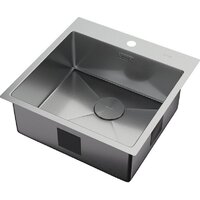 Кухонная мойка ZorG Zerox 51 IF Steel - Превью изображения №2 — Интернет-магазин Teono.by
