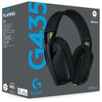 Наушники Logitech G435 Lightspeed (черный/неоновый желтый) - Превью изображения №5 — Интернет-магазин Teono.by