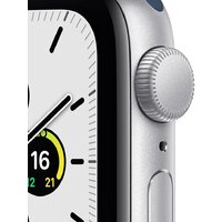 Apple Watch SE 40 мм (алюминий серебристый/синий омут спортивный) Image #3